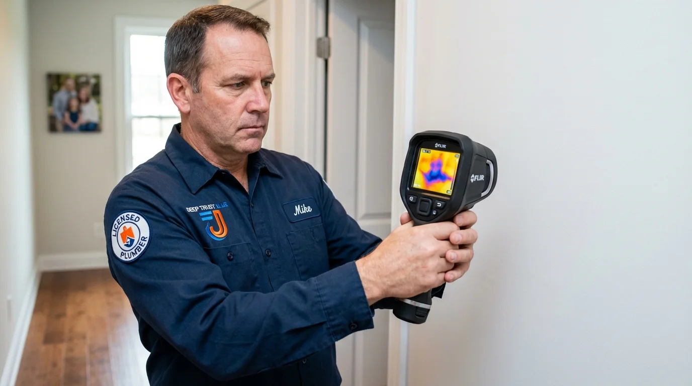 Thermal imaging leak detection by Johns Plumbing LLC in Herkimer